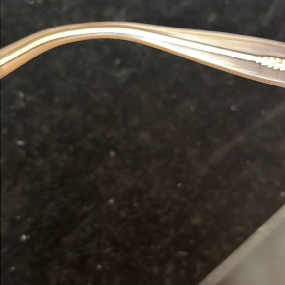 Marc Jacob’s logo glasses brown frames gold hardware classic eyewear cat eye - Picture 6 of 14